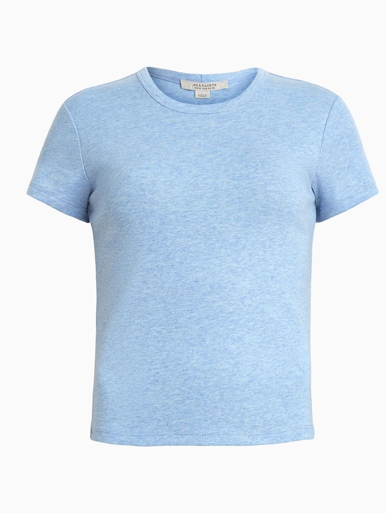 AllSaints Blue Stevie T-Shirt - Image 7 of 7