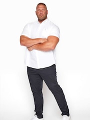 BadRhino Big & Tall Blue Stretch Chino Trousers - Image 2 of 3