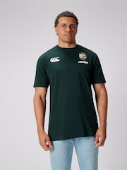 Canterbury Green British & Irish Lions Rugby Cotton Jersey T-Shirt - Image 1 of 8