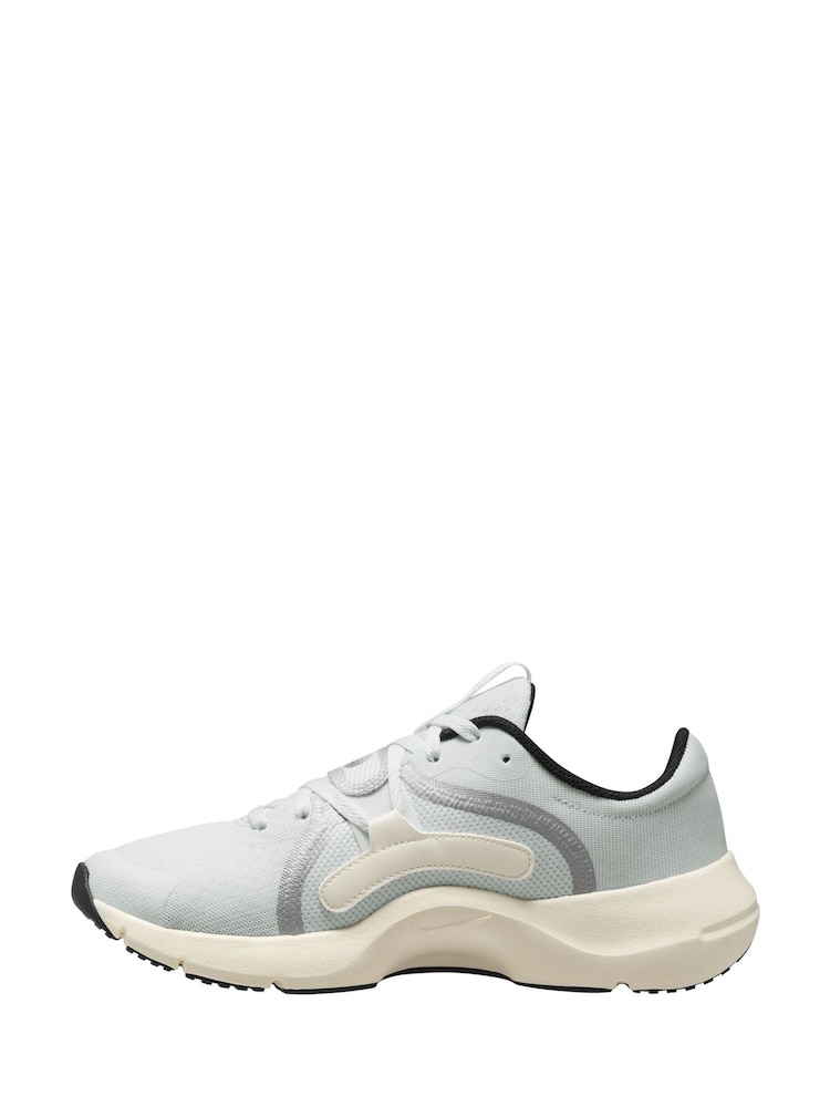Nike White/Silver In-Season 13 Training Trainers - Image 2 of 4