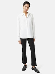 Jigsaw Black Ponte Kickflare Trousers - Image 3 of 6
