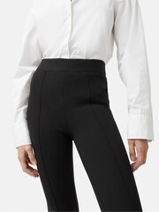 Jigsaw Black Ponte Kickflare Trousers - Image 4 of 6