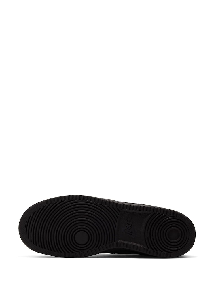 Nike Black Court Vision Mid Trainers - Image 7 of 10