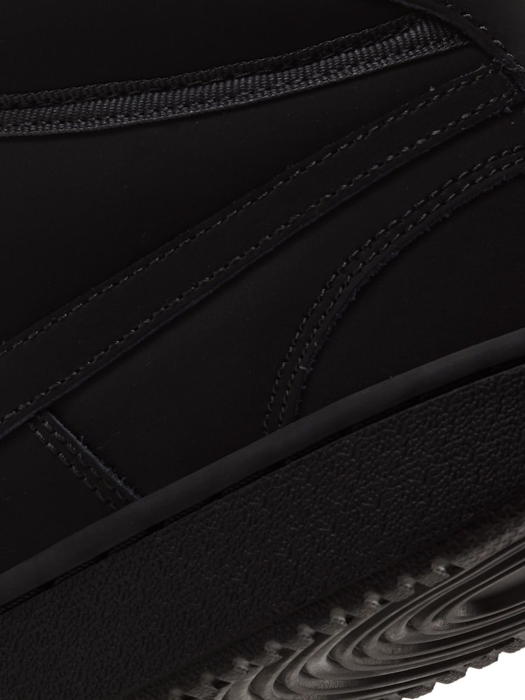 Nike Black Court Vision Mid Trainers - Image 9 of 10