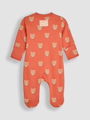 Jojo Maman Bébé Schlafanzug mit Leoprint und Reissverschluss - Bild 2 von 3