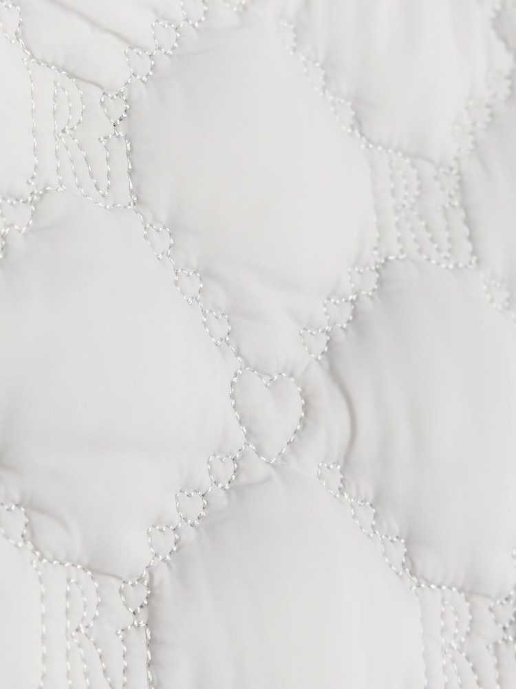 River Island Grey Girls Lightweight Padded Coat - Image 2 of 2