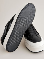 Black Forever Comfort® Panelled Retro Lace-Up Trainers - Image 6 of 7