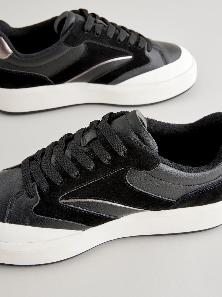 črna - Forever Comfort® Paneled Retro na vezalke; z vezalkami Športni copati - Slika 7 iz 7 črna - Forever Comfort® Paneled Retro na vezalke; z vezalkami Športni copati - Slika 7 iz 7