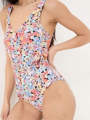 FatFace Maisie Pink Pop Floral Swimsuit - Image 3 of 4