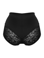 Pour Moi Black Effortless No VPL Light Control Lace Deep Briefs - Image 4 of 4