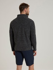 Mountain Warehouse Light Black Mens Snowdon II Full-Zip Fleece Jacket - Image 3 of 9