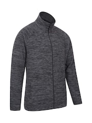 Mountain Warehouse Light Black Mens Snowdon II Full-Zip Fleece Jacket - Image 6 of 9