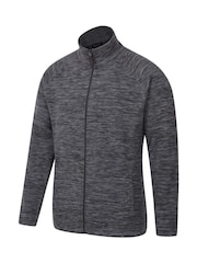 Mountain Warehouse Light Black Mens Snowdon II Full-Zip Fleece Jacket - Image 7 of 9
