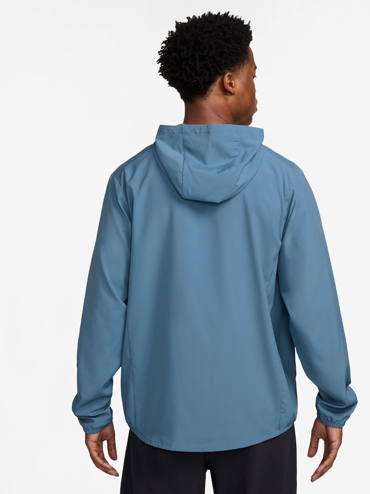 Nike Blue Dri-FIT Form Hooded Training Jacket - Image 2 of 3