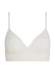 Tommy Hilfiger Cream Unlined Triangle Bra - Image 4 of 4