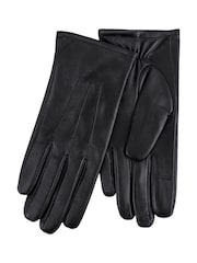 Totes Black 3 Point Smartouch Winter Leather Gloves - Image 3 of 3