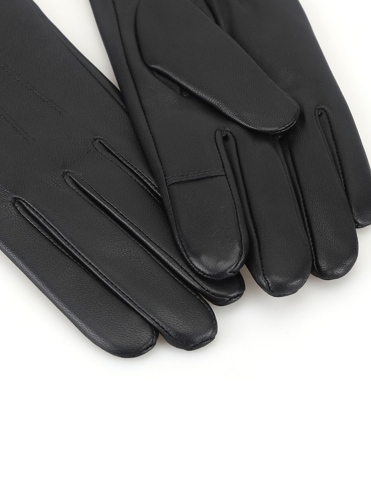 Černý - Rukavice Totes 3 Point Smartouch Winter Leather Leather - Obrázek 5 z 5