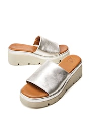 Moda In Pelle Namya High One Band Netty Wedges - Image 5 of 5