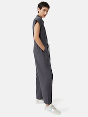 Jigsaw Linen Zip Front Jumpsuit - Image 3 of 6