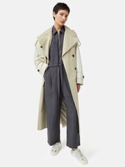 Jigsaw Linen Zip Front Jumpsuit - Image 4 of 6