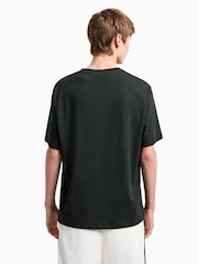 Armani Exchange Green Small Graphic Logo 100% Cotton T-Shirt - Image 5 of 10
