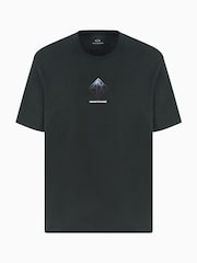Armani Exchange Green Small Graphic Logo 100% Cotton T-Shirt - Image 8 of 10