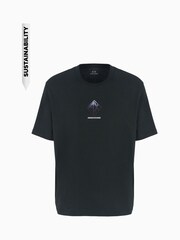 Armani Exchange Green Small Graphic Logo 100% Cotton T-Shirt - Image 9 of 10