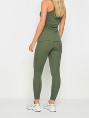 PixieGirl Petite Green Active Ribbed Leggings - Image 4 of 4