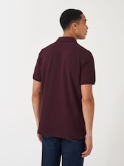 Crew Clothing Red 100% Cotton Pique Polo Shirt - Image 2 of 5