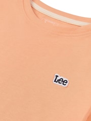 Lee Beige Girls Regular Fit 100% Cotton Badge T-Shirt - Image 9 of 9