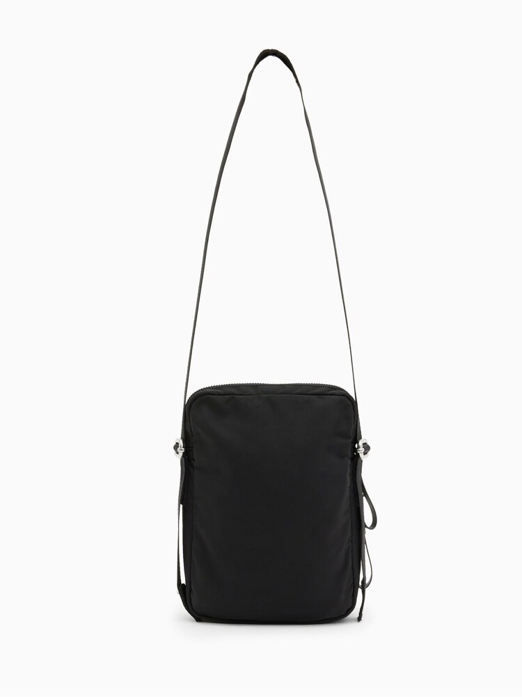AllSaints Black Steppe Cross-Body Bag - Image 2 of 6 AllSaints Black Steppe Cross-Body Bag - Image 2 of 6