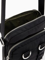 AllSaints Black Steppe Cross-Body Bag - Image 4 of 6