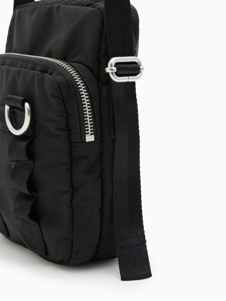 AllSaints Black Steppe Cross-Body Bag - Image 6 of 6 AllSaints Black Steppe Cross-Body Bag - Image 6 of 6