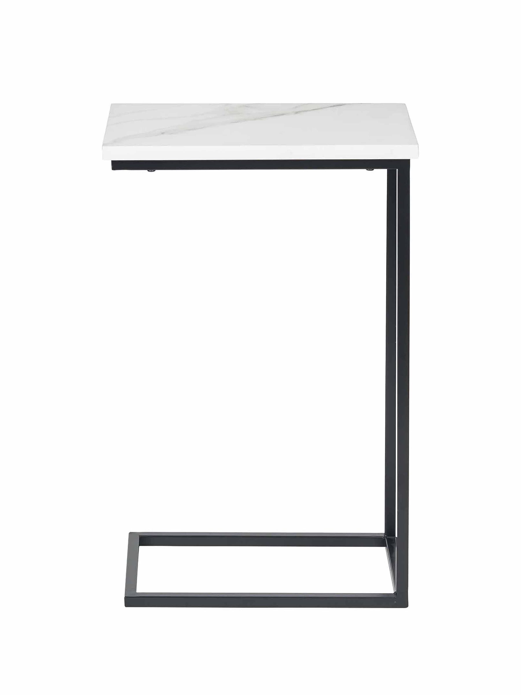 Buy Pacific White And Black Marble Veneer Supper Side Table From The buy-pacific-white-and-black-marble-veneer-supper-side-table-from-the