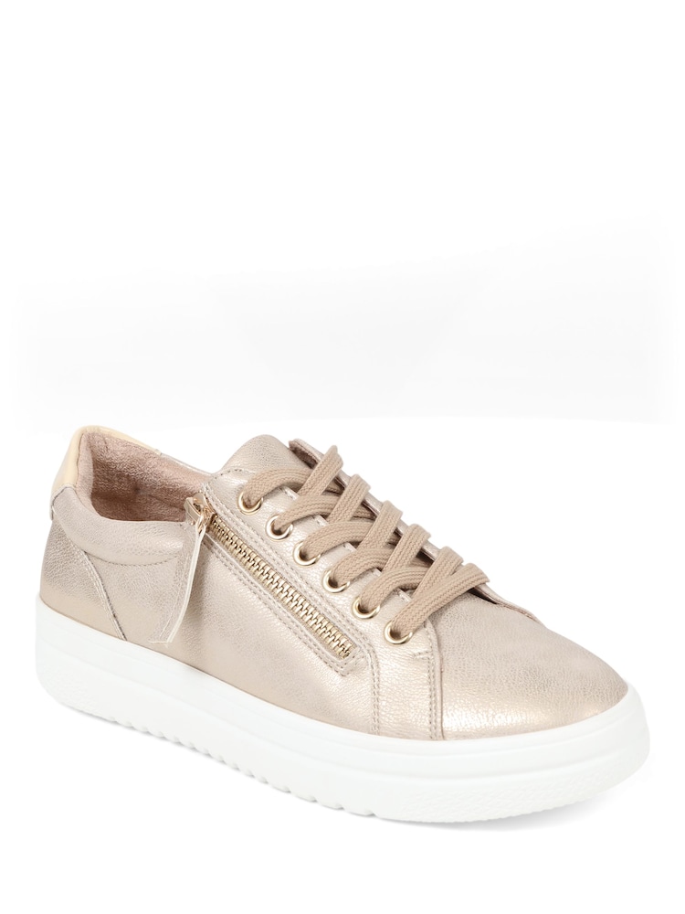 Pavers Gold Pavers Chunky Platform Trainers - Image 2 of 6