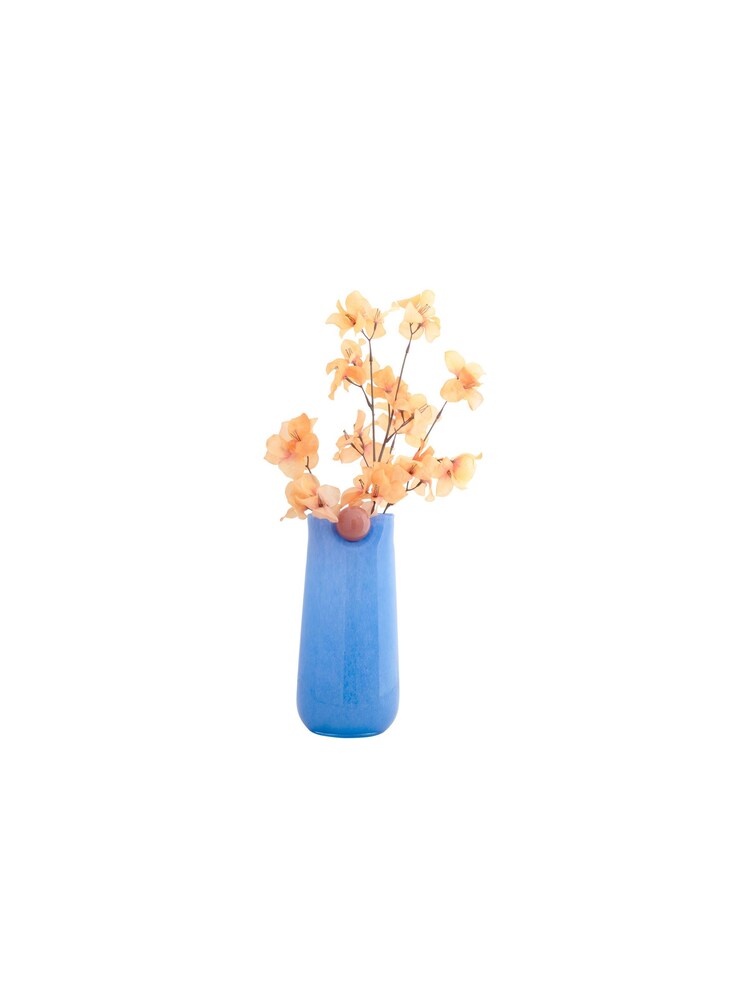pt, Soft Blue Bolita Glass Vase Large - Image 4 of 4