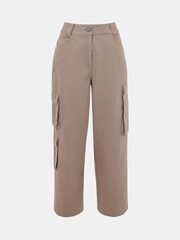 Whistles Natural Phoebe Casual Utility Trousers - Image 5 of 5