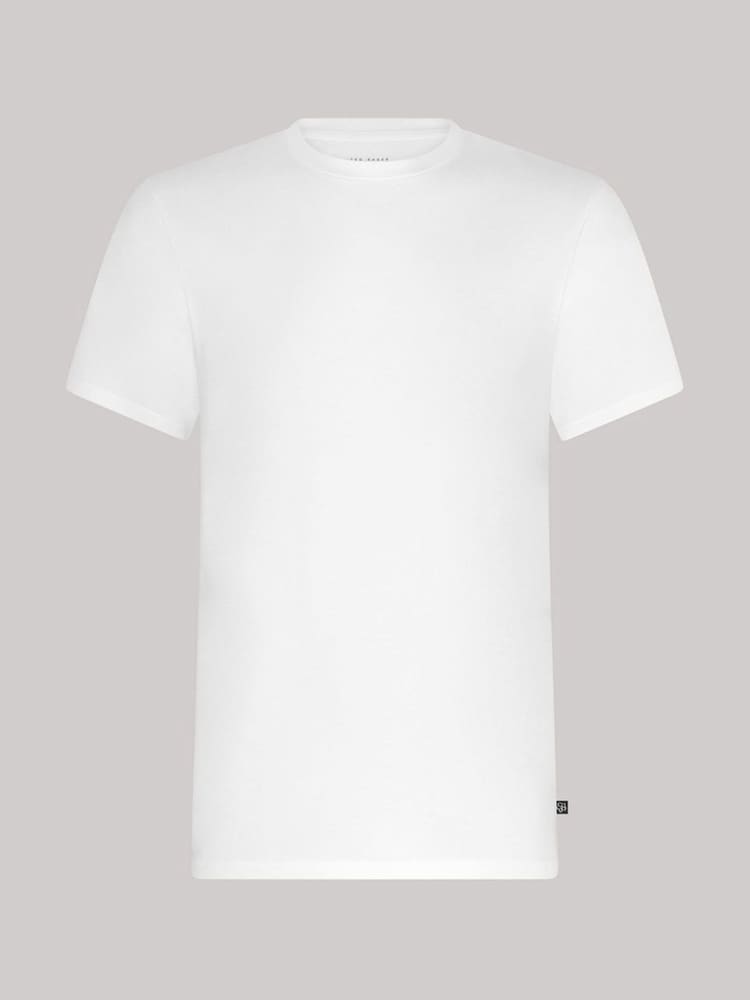 Buy Ted Baker White Crew Neck T-Shirts Pack from Next Oman