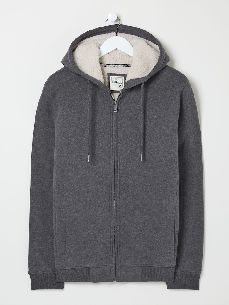 FatFace Brooke Charcoal Grey Hoodies - Image 5 of 5