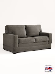 Jay-Be Brushed Twill Pewter Grey Urban 2 Seater Sofa Bed - Image 2 of 6