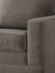 Jay-Be Brushed Twill Pewter Grey Urban 2 Seater Sofa Bed - Image 4 of 6