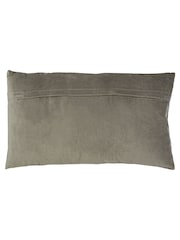Interiors by Premier Black Silver Grey Kensington Townhouse Rectangular Cushion - Image 2 of 2