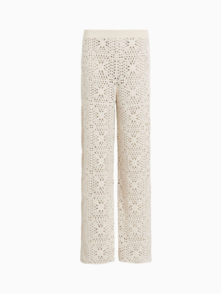 AllSaints White Milly Trousers - Image 6 of 6
