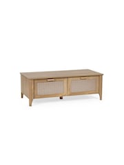 Julian Bowen Brown Sydney 2 Drawer Coffee Table - Image 4 of 6