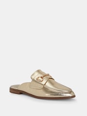 Novo Gold Standard Fit Eleanora Backless Loafer Mules - Image 3 of 6