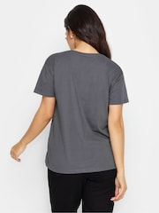PixieGirl Petite Grey Arizona Slogan Print 100% Cotton T-Shirt - Image 5 of 5