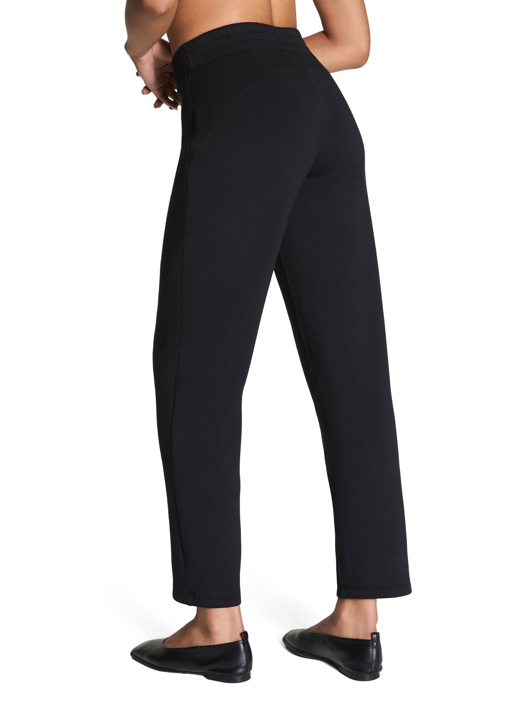 Buy Spanx Black AirEssentials® Slim Straight Trousers from Next USA