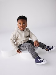 Converse Purple Chuck Taylor ProTech Malden Street 1V Infant Trainers - Image 2 of 11