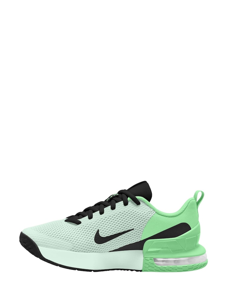 Nike Green/Black Air Max Alpha 6 Trainers - Image 2 of 4