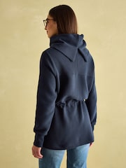 Joules Willow Navy Cowl Neck Sweatshirt - Image 2 of 7